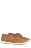Barbour Wake Boat Shoe In Taupe