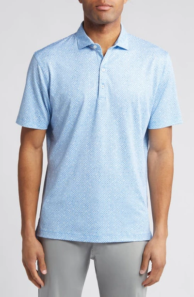 Johnnie-o Howie Performance Jersey Polo In Monsoon