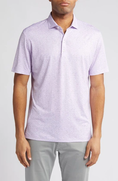 Johnnie-o Howie Performance Jersey Polo In Tulip