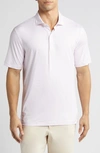 Johnnie-o Kelso Microprint Performance Golf Polo In Sun Kissed