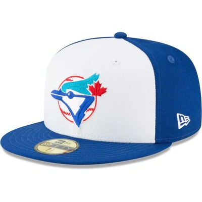 New Era White Toronto Blue Jays Cooperstown Collection Wool 59fifty Fitted Hat