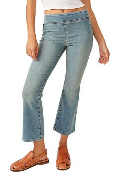 Free People In My Feelings Crop Flare Jeans In Kismet