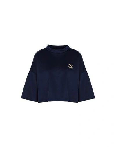 Puma Sweatshirts In Dark Blue