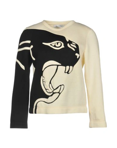 Valentino Sweatshirts In Ivory