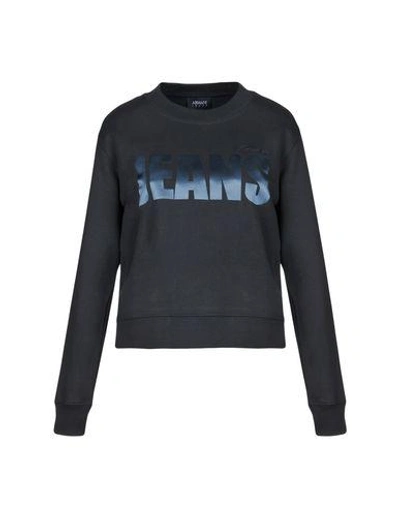 Armani Jeans Sweatshirts In Dark Blue