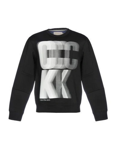 Calvin Klein Jeans Est.1978 Sweatshirt In Black