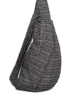 Eastpak X Raf Simons Grey 'sleek Sling' Crossbody Logo Embellished Bag