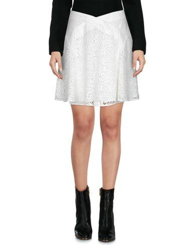 The Kooples Mini Skirt In White