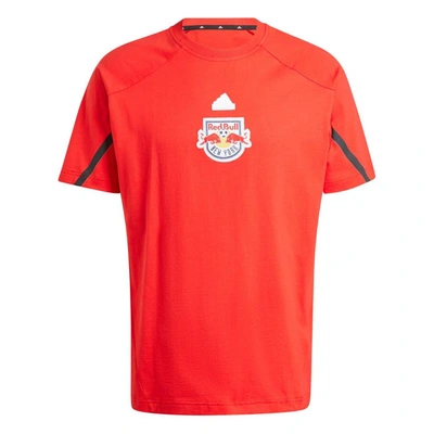 Adidas Originals Adidas Red New York Red Bulls 2024 Travel Raglan T-shirt