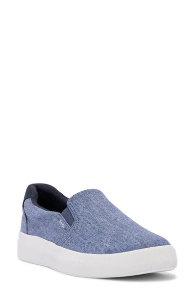 Keds Pursuit Slip-on Sneaker In Navy Textil