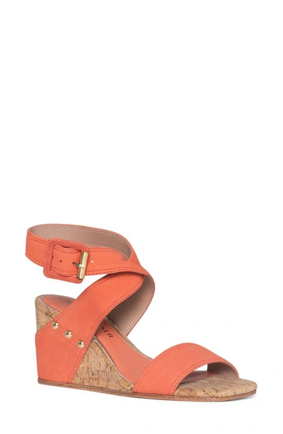 Donald Pliner Strappy Wedge Sandal In Coral