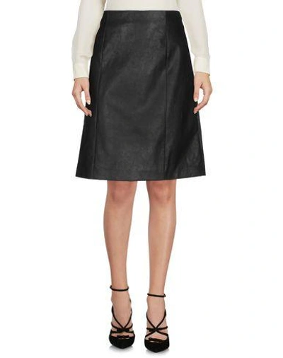 Prada Knee Length Skirt In Black
