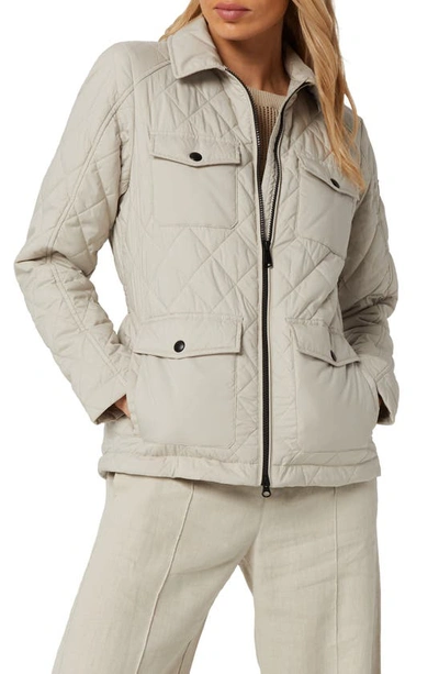 Alp N Rock Water Repellent Quilted Field Jacket In Pumice