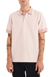 Sealskinz Ingworth Cloud Print Polo In Pink/ Cream