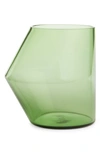 Homa Studios Double Stack Glass Cup In Green
