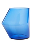 Homa Studios Double Stack Glass Cup In Blue