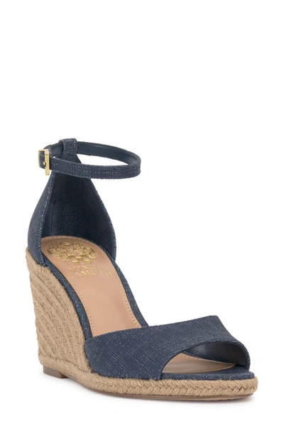 Vince Camuto Felyn Espadrille Wedge Sandal In Elemental Blue