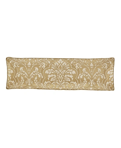 J Queen New York Aurelia Bolster Decorative Pillow, 15" X 52" In Gold