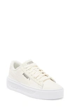 Puma Smash V3 Platform Sneaker In Frosted Ivory-ivory-silver