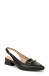 Naturalizer Lindsey Slingback Sandal In Black Leather