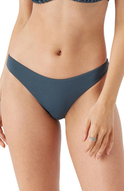 O'neill Rockley Saltwater Solids Bikini Bottoms In Slate