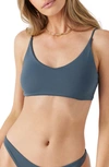 O'neill Huntington Saltwater Solids Bikini Top In Slate