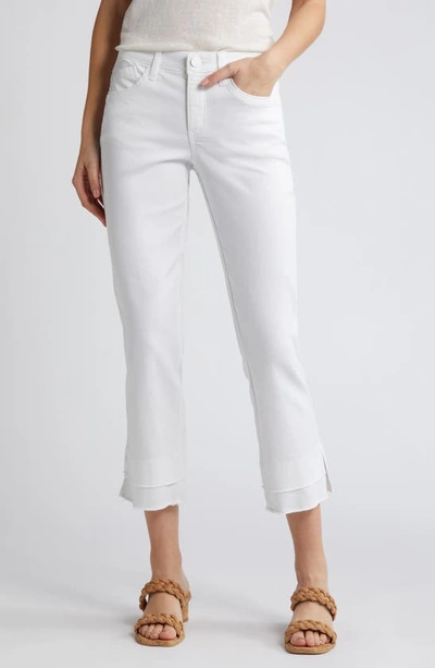 Wit & Wisdom 'ab' Solution Kick Flare Jeans In Optic White