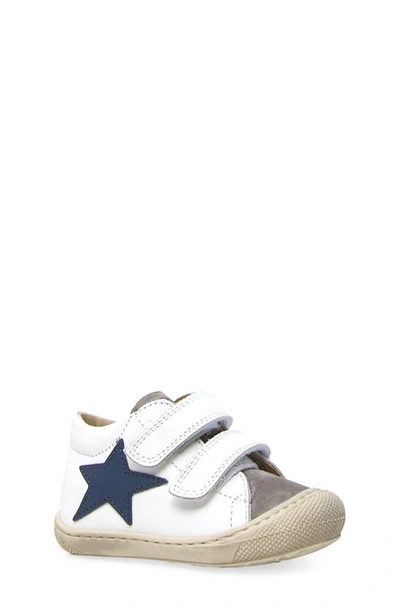 Naturino Kids' Kolde Sneaker In Grey-white-azure