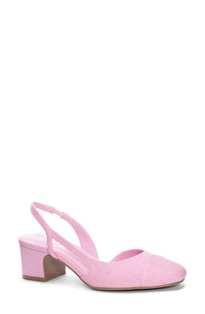 Chinese Laundry Rozie Half D'orsay Slingback Pump In Pink