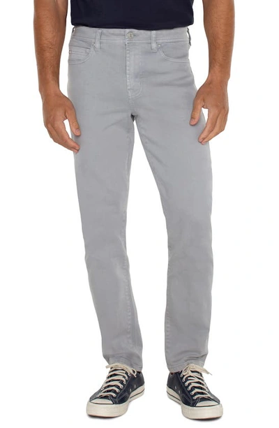 Liverpool Los Angeles Kingston Modern Straight Leg Jeans In Silver Mist