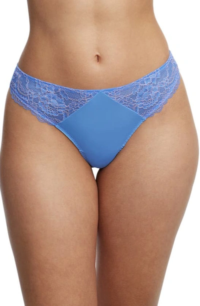 Skarlett Blue Minx Thong In Blue/pink