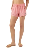 O'neill Boneyard Cover-up Shorts In Burnt Coral