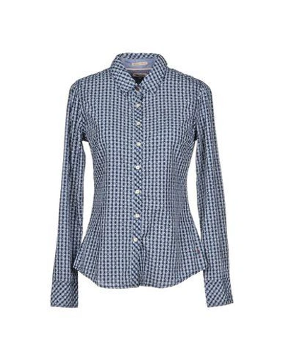 Tommy Jeans Checked Shirt In Blue