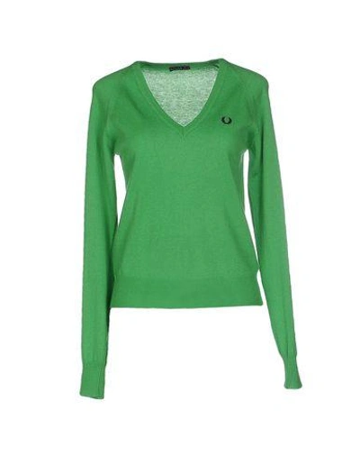 Fred Perry Sweater In Light Green
