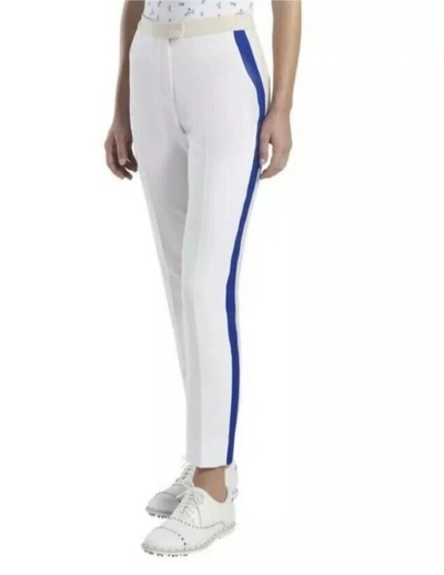 G/fore Colour-blocked Golf Pant In White/beige In Multi
