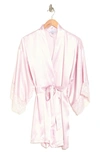In Bloom By Jonquil Bridal Wrap Robe In Pale Lilac
