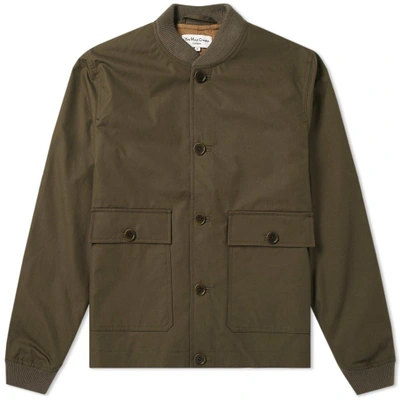 Ymc You Must Create Ymc Patch Pocket Turf Bomber Jacket In Green