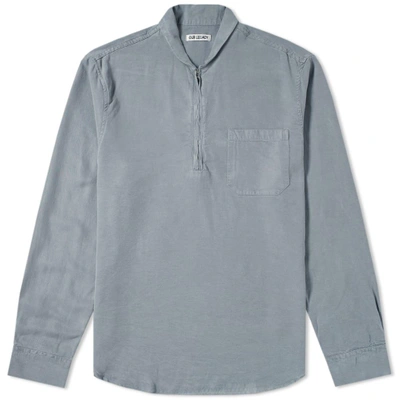 Our Legacy Shawl Zip Shirt In Grey