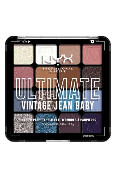 Nyx Ultimate Eyshadow Palette In Vintage Jean Baby