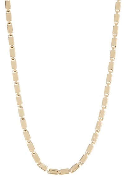 Nordstrom Rack Bar Chain Necklace In Gold