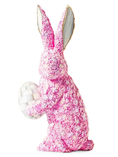Mackenzie-childs Touch Of Pink Floral Bunny