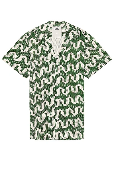 Oas Atlas Cuba Net Shirt In Green