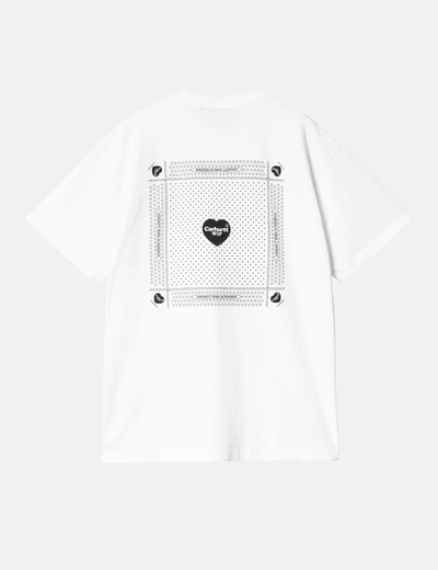 Carhartt -wip Heart Bandana T-shirt (loose) In White
