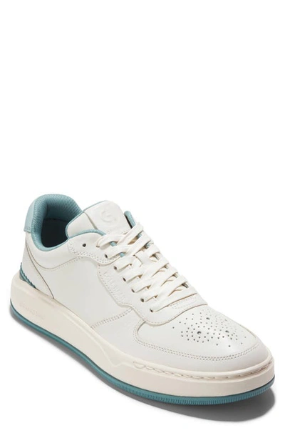Cole Haan Grandpro Crossover Trainer In Ivory/ Trellis/ Cloud Blue