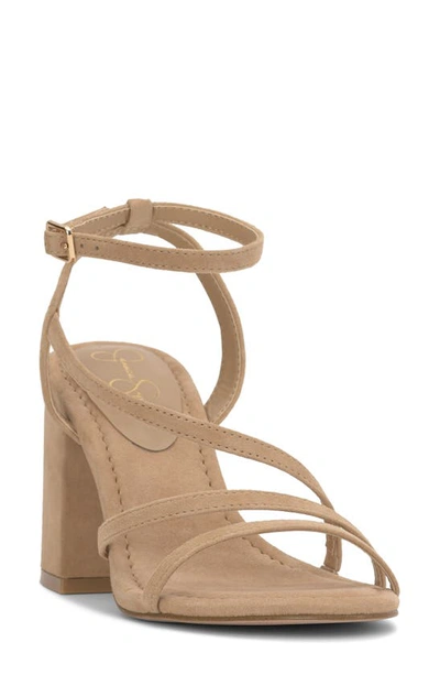 Jessica Simpson Reyvin Ankle Strap Sandal In Almond