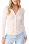 Sanctuary Dreamgirl Button-up Top In Rose Essence
