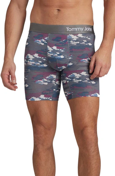 Tommy John Cool Cotton Blend Boxer Briefs In Quiet Shade Dot Camo