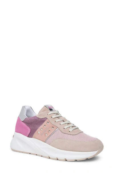 Nerogiardini Colorblock Sneaker In Pink