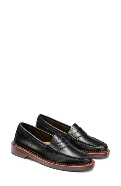 G.h.bass Whitney 1876 Weejuns® Penny Loafer In Black Soft Calf