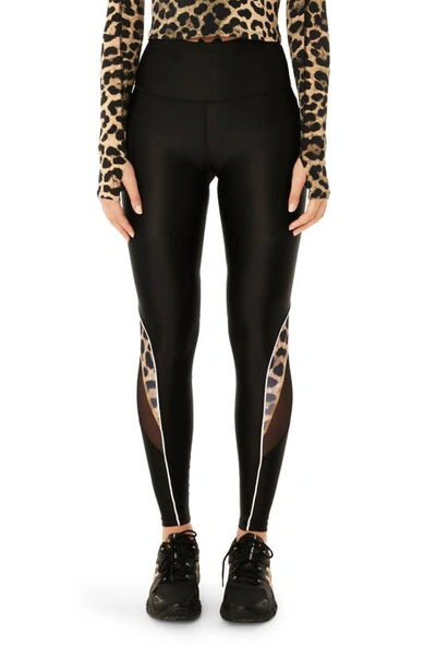 P.e Nation Silvertone Leggings In Black